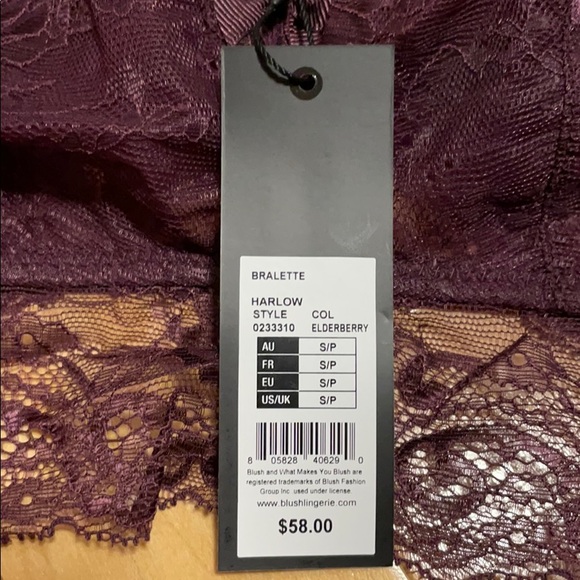 🆕 NWT Blush harlow 1/4 wire bralette - Picture 5 of 9